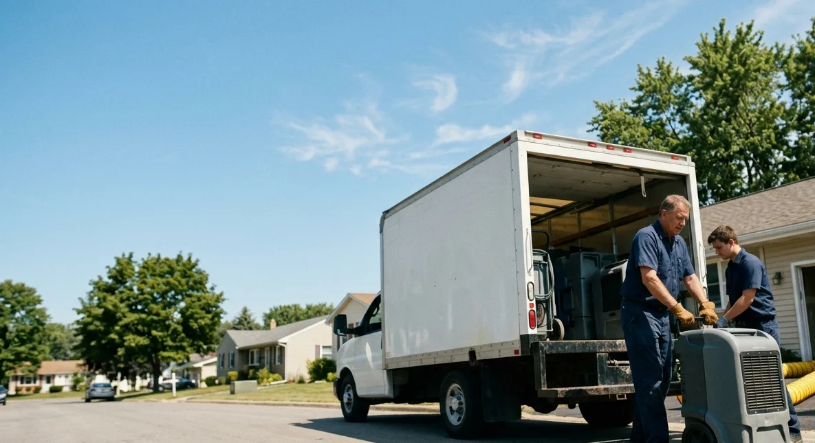 Water Damage Cleanup in Great Lakes, IL near me